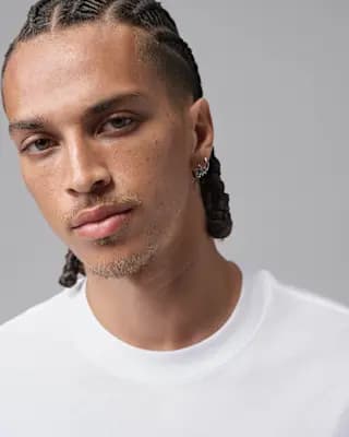 Jordan Brooklyn Men's T-Shirt White [100% cotton, Machine wash, XS-3XL]