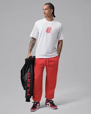 Jordan Brooklyn Men's T-Shirt White [100% cotton, Machine wash, XS-3XL]
