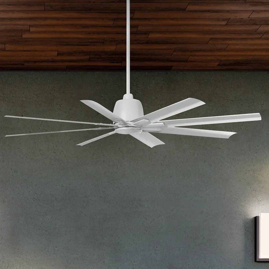 Kichler Breda Ceiling Fan Brushed Nickel [Attribute 65", Attribute 8 Blades, Diameter 65]