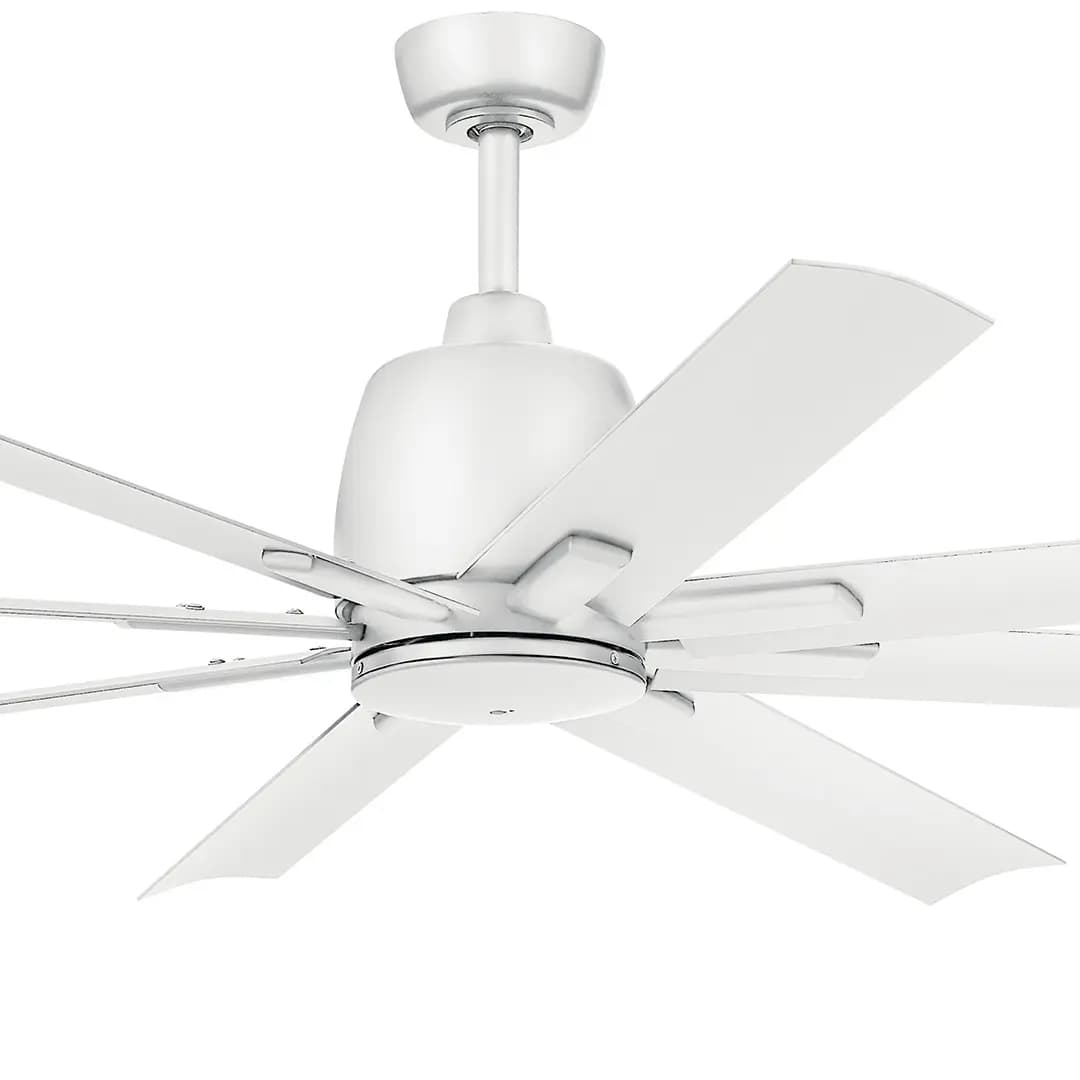 Kichler Breda Ceiling Fan Brushed Nickel [Attribute 65", Attribute 8 Blades, Diameter 65]