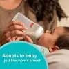NUK Perfect Match Baby Bottle - Medium Flow - 8oz [Dimensions (Overall) 8.1 Inches (H) x 2.9 Inches (W) x 2.9 In, Weight .13 Pounds, Suggested Age 1 Month and Up, Capacity (Volume)