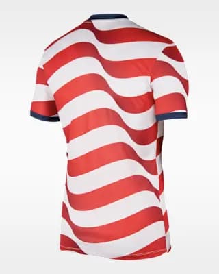 USMNT Men's Nike Soccer Short-Sleeve Supporter's Top Sail [100% polyester, Machine wash, XS-3XL]