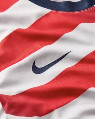 USMNT Men's Nike Soccer Short-Sleeve Supporter's Top Sail [100% polyester, Machine wash, XS-3XL]