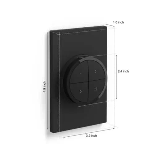 Philips Hue Tap dial switch [046677578770, Black, Synthetic]