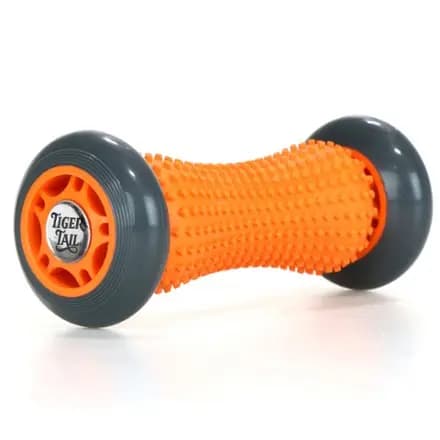 Tiger Tail USA Tiger Footsie Foot Massage Roller Orange/gray [Fitness Recovery, Plastic/silicone, 2.63 x 6.5 inches]