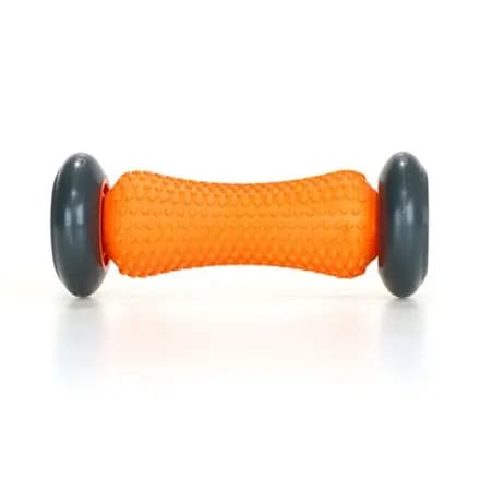 Tiger Tail USA Tiger Footsie Foot Massage Roller Orange/gray [Fitness Recovery, Plastic/silicone, 2.63 x 6.5 inches]