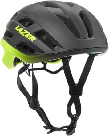 Lazer Strada KinetiCore Bike Helmet Matte Grey Flash Yellow [Road Cycling, Road Bike, In-mold]