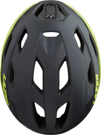 Lazer Strada KinetiCore Bike Helmet Matte Grey Flash Yellow [Road Cycling, Road Bike, In-mold]