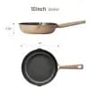 Carote 10" Nonstick Fry Pan Taupe [10 Inches, 1.4 Pounds, Nonstick]