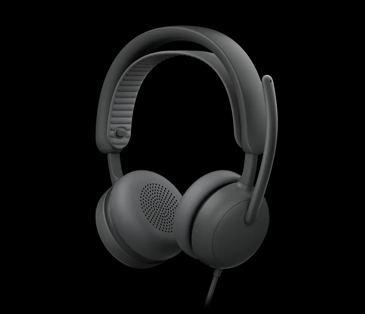 Logitech Zone Wired 2 for Business - Graphite [7.29 in (185.2 mm), 7.23 in (183.6 mm), 2.87 in (73 mm)]
