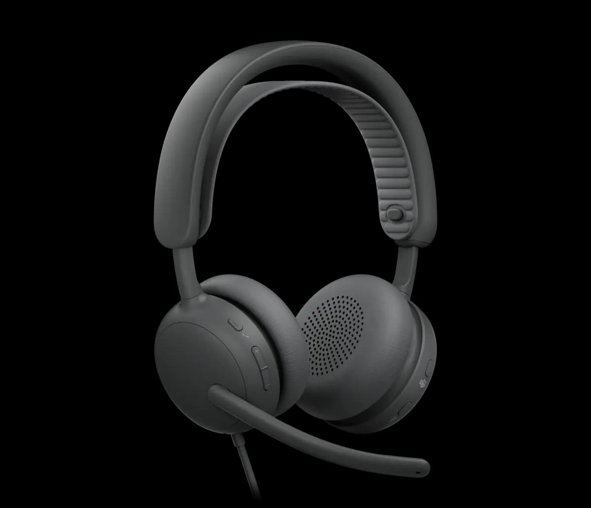 Logitech Zone Wired 2 for Business - Graphite [7.29 in (185.2 mm), 7.23 in (183.6 mm), 2.87 in (73 mm)]