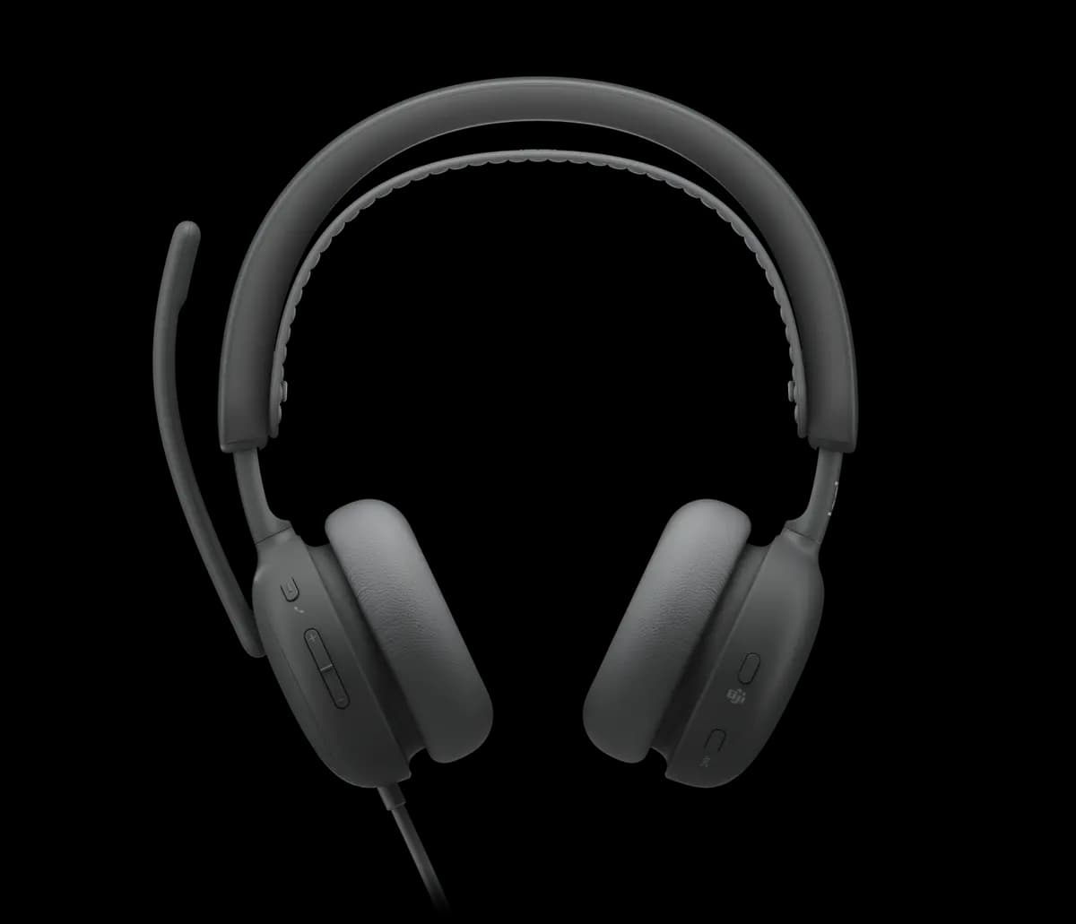 Logitech Zone Wired 2 for Business - Graphite [7.29 in (185.2 mm), 7.23 in (183.6 mm), 2.87 in (73 mm)]