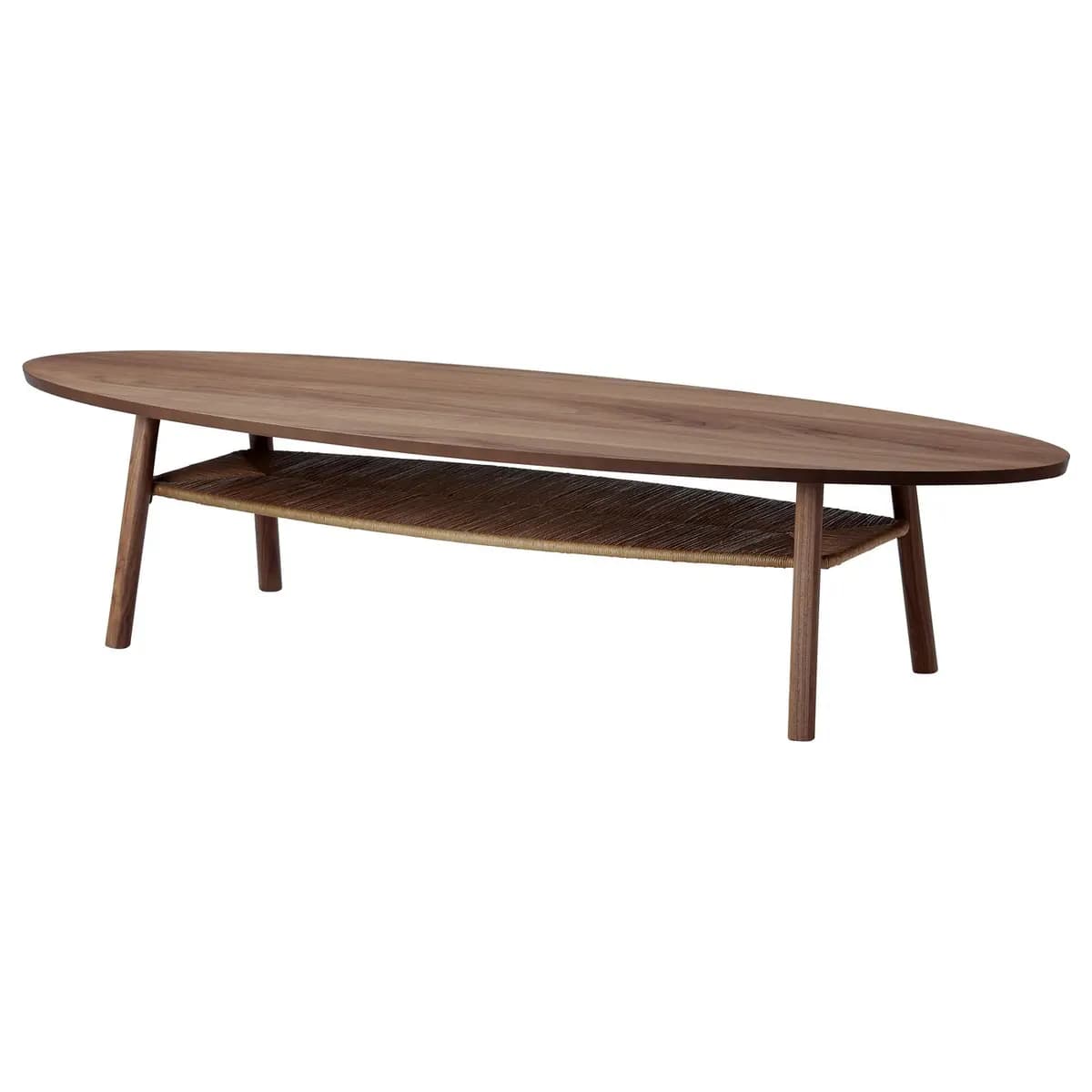 IKEA STOCKHOLM Coffee table, walnut veneer 70 7/8x23 1/4 " [Length 70 7/8 ", Width 23 1/4 ", Height 15 3/4 "]