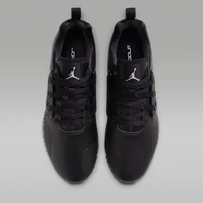 Jordan Grind Golf Shoes Black/Metallic Silver [Black/Metallic Silver, AR0503-002]