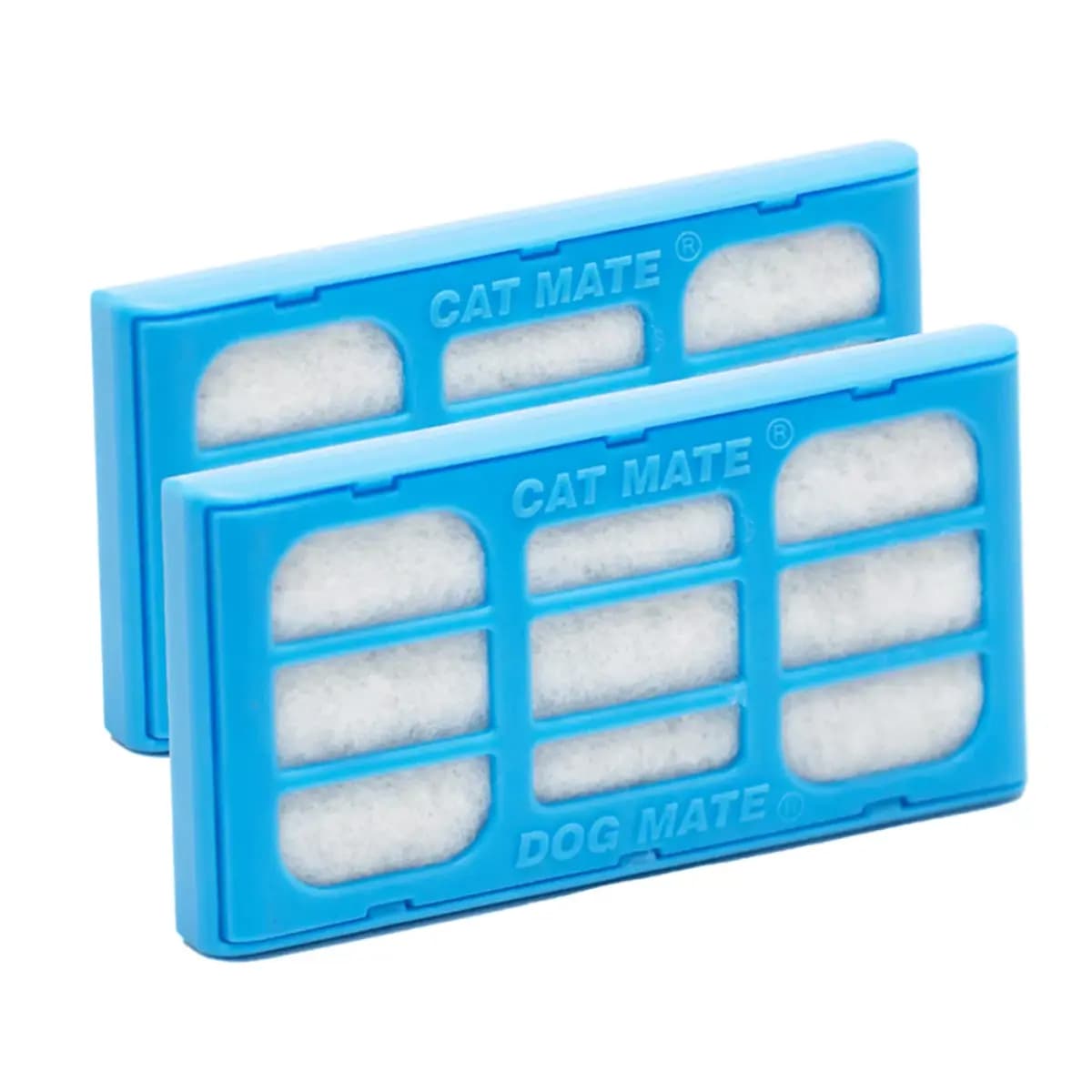 Cat Mate Pet Fountain Replacement [Features Cat Mate Filters are embossed with "Cat, Intended For Intended for use with The Cat Mate / Dog, Material(s) Plastic, Polymer, Carbon, Co
