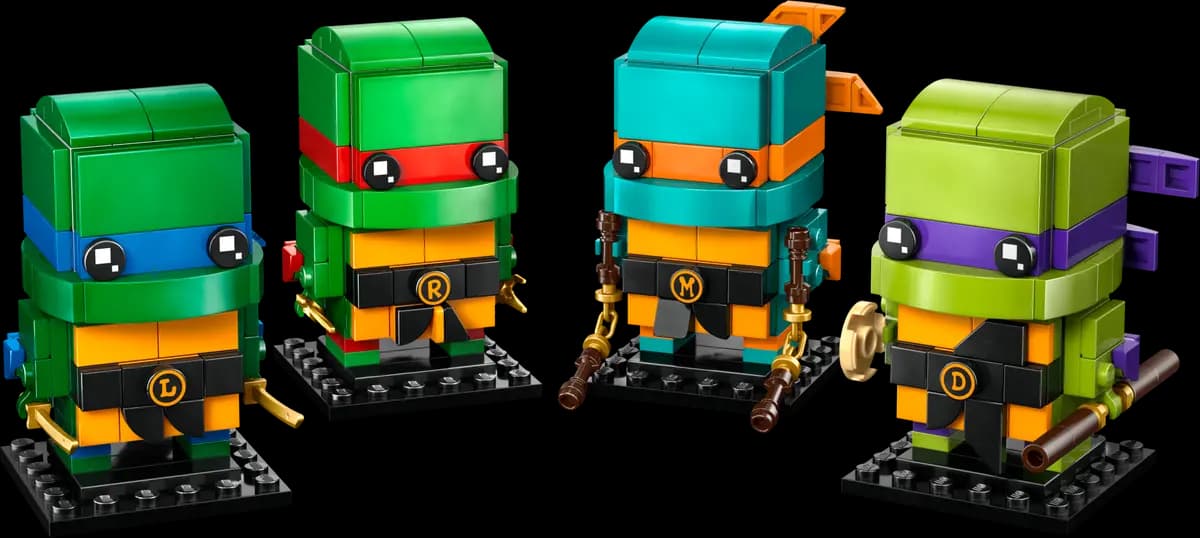 LEGO Teenage Mutant Ninja Turtles Figures 40878 [567 pieces, ages 10+, BrickHeadz]