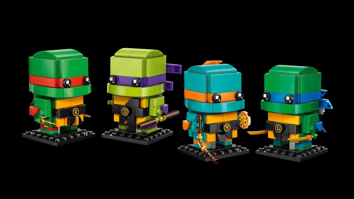 LEGO Teenage Mutant Ninja Turtles Figures 40878 [567 pieces, ages 10+, BrickHeadz]