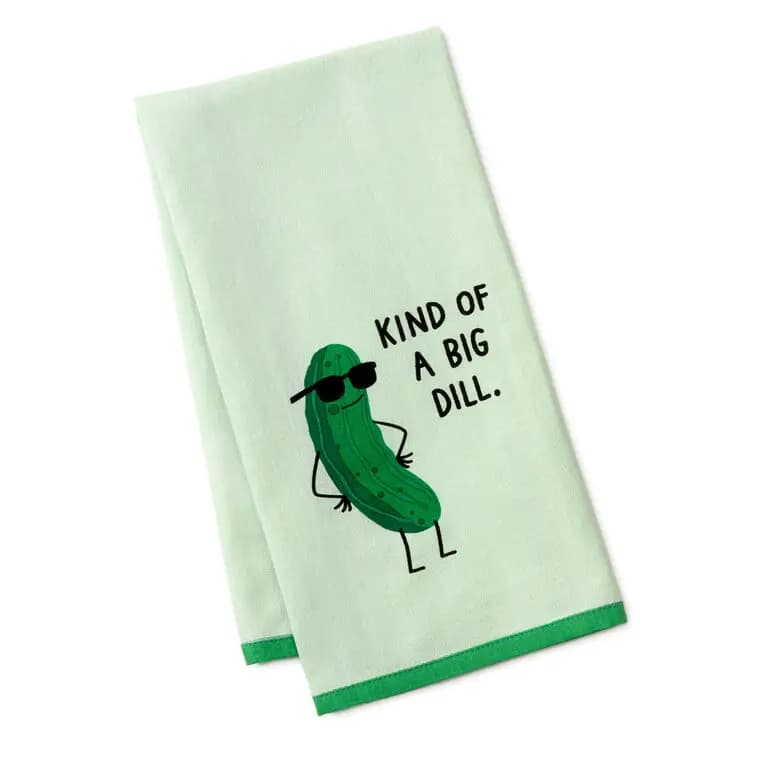 Kind of a Big Dill Funny Mug, 16 oz. [Kind of a big dill., 5.75" W x 4" H x 3.75" D, Ceramic., 1]