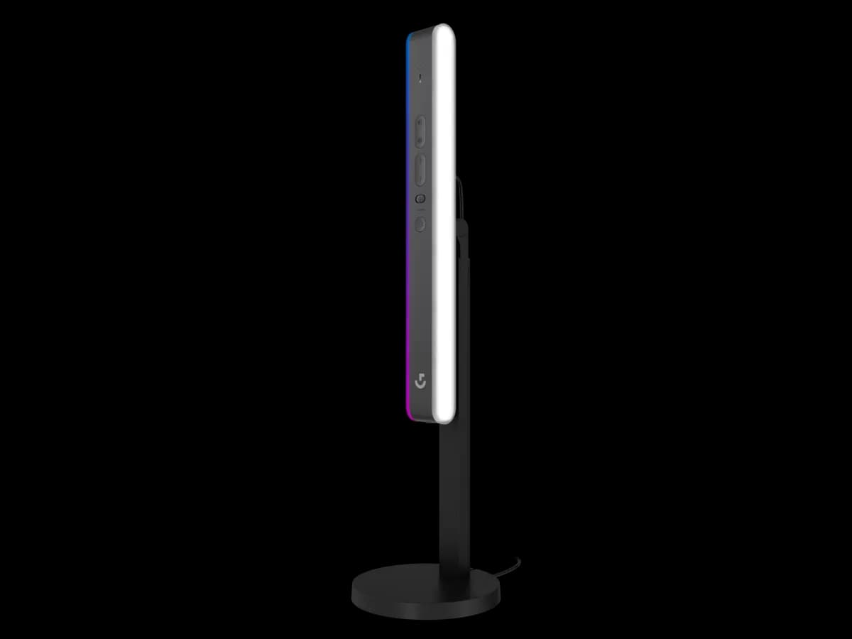 Logitech Litra Beam LX - Graphite [15.77 in (400.6 mm), 1.65 in (42 mm), 1.39 in (35.43 mm)]