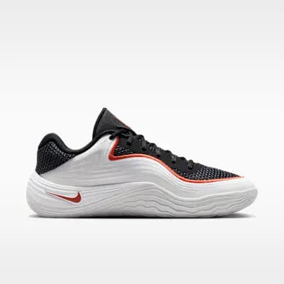 Nike Precision 8 Low Men's Basketball Shoes Black/White/Picante Red [Black/White/Picante Red, No-sew overlays, Molded Swoosh logo]