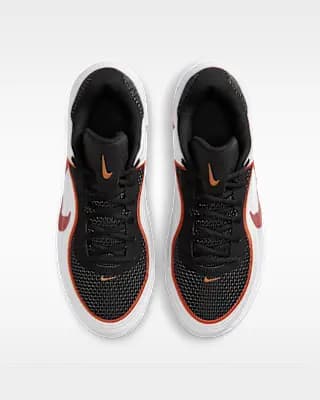 Nike Precision 8 Low Men's Basketball Shoes Black/White/Picante Red [Black/White/Picante Red, No-sew overlays, Molded Swoosh logo]