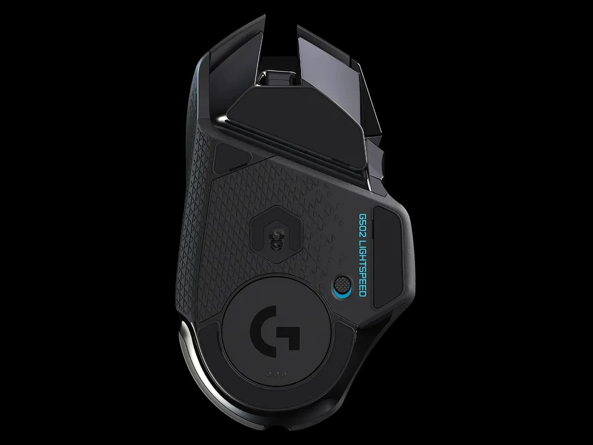 Logitech G502 LIGHTSPEED - Black [1.57 in (40 mm), 2.96 in (75.2 mm), 5.17 in (131.2 mm)]