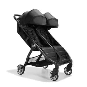 Baby Jogger City Tour 2 Double Stroller - Pitch Black [Dimensions (Overall) 47 Inches (H) x 26 Inches (W) x 41 Inche, Weight 22.7 Pounds, Holds up to 33 Pounds, Dimensions (Collaps