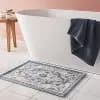 20"x30" Medallion Bath Rug Blue - Threshold™ [30 Inches (L), 20 Inches (W), Rectangle (shape), 1]