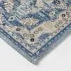 20"x30" Medallion Bath Rug Blue - Threshold™ [30 Inches (L), 20 Inches (W), Rectangle (shape), 1]