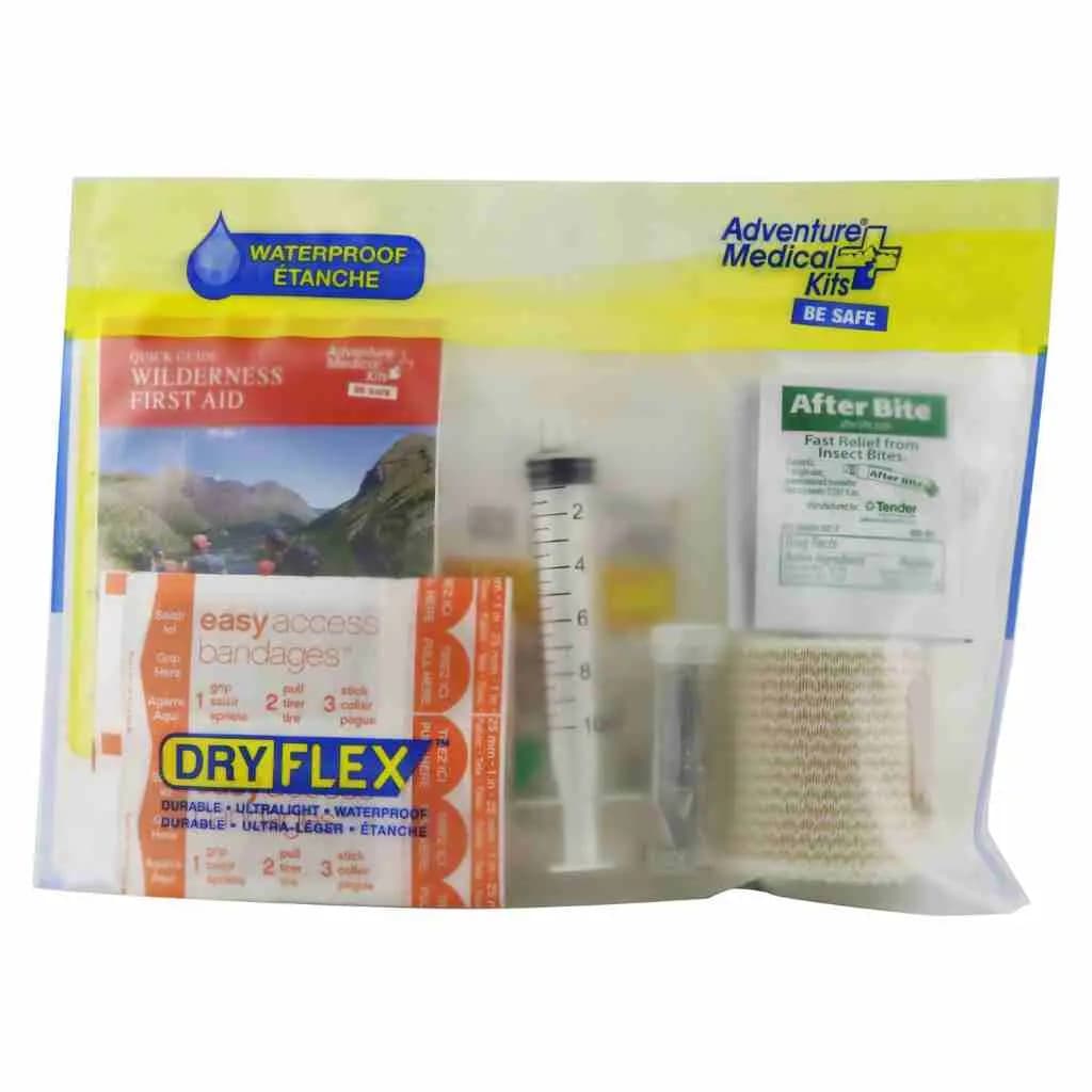 Adventure Medical Kits Sportsman Series Medical Kit - 100 [2-Stage Waterproofing, Trauma Supplies, Wilderness First Aid Manual]