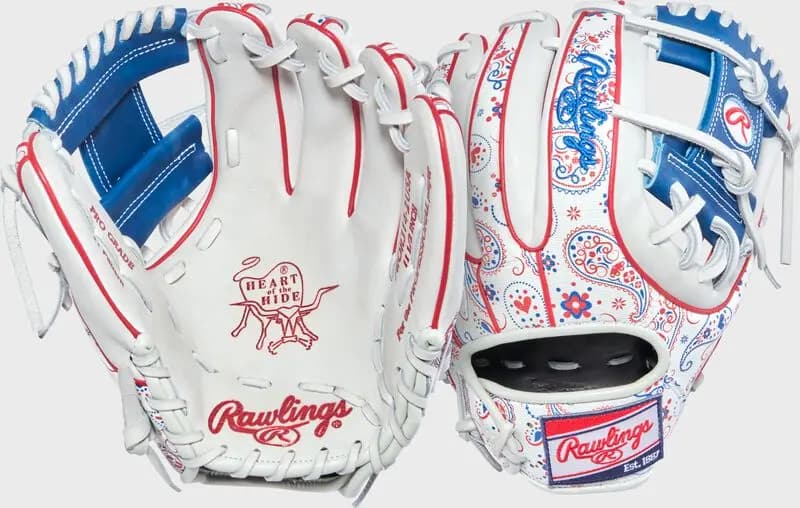 Rawlings 2026 Rawlings 4th of July Heart of the Hide 11.5-Inch Glove, Right Hand Throw [R00750123, Conventional, Exclusive]
