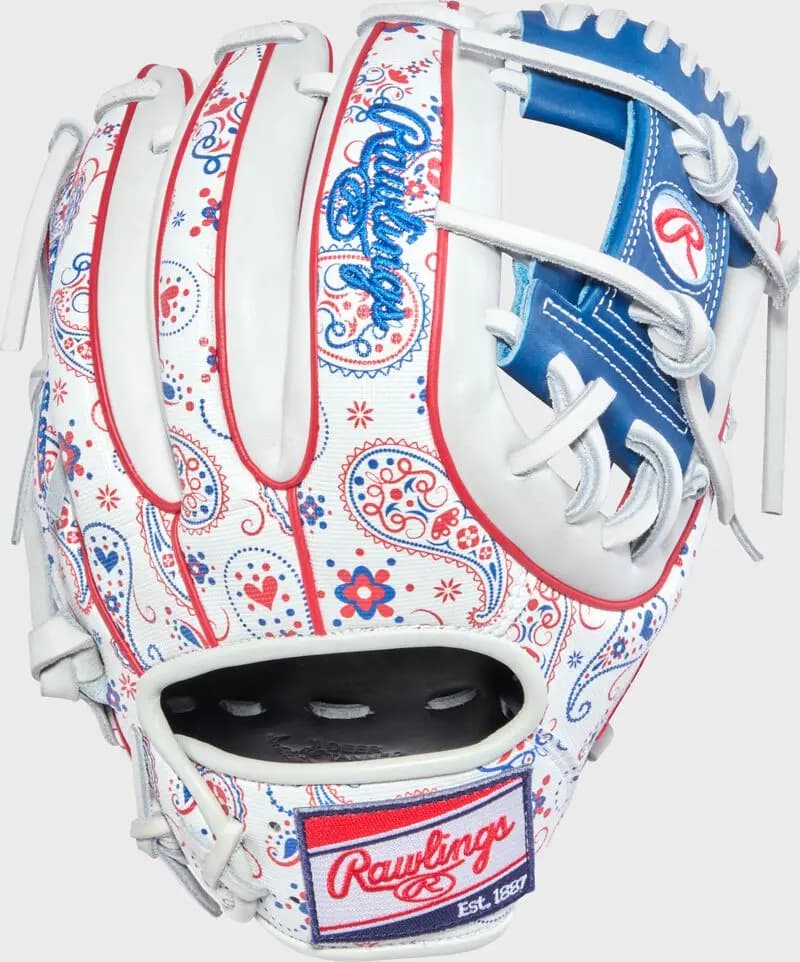 Rawlings 2026 Rawlings 4th of July Heart of the Hide 11.5-Inch Glove, Right Hand Throw [R00750123, Conventional, Exclusive]
