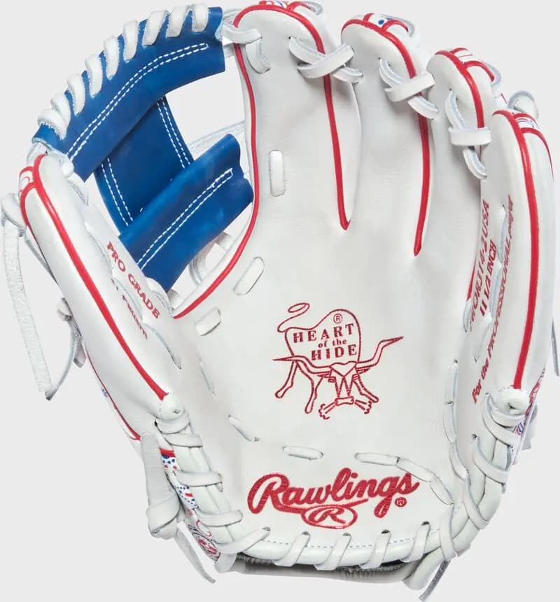 Rawlings 2026 Rawlings 4th of July Heart of the Hide 11.5-Inch Glove, Right Hand Throw [R00750123, Conventional, Exclusive]