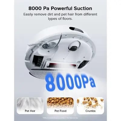 Roborock Q7 Series L5 Robot Vacuum and Mop Combo White [70.87 Inches, 250.5 Millimeter, Electric]