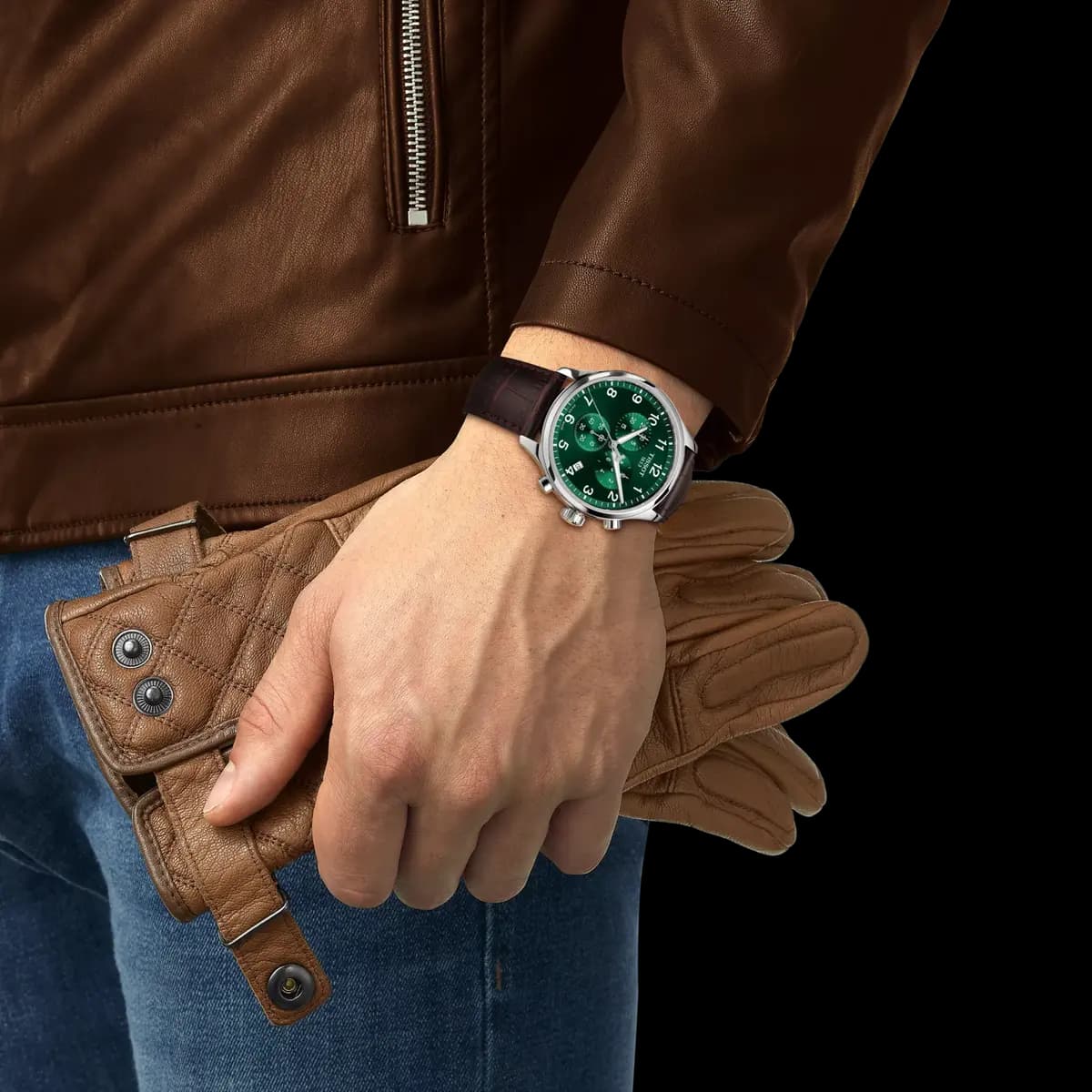 Tissot Chrono XL Classic 45mm Green [45.00 mm, Quartz chronograph PowerDrive, 100 m]