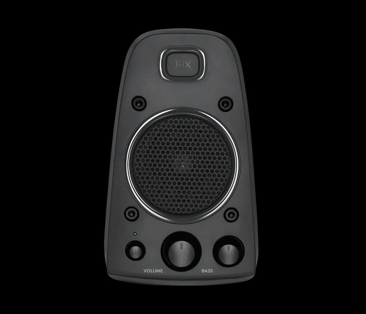 Logitech Z625 Speaker System with Subwoofer and Optical Input - Black [7.68 in (195 mm), 4.57 in (116 mm), 4.88 in (124 mm)]