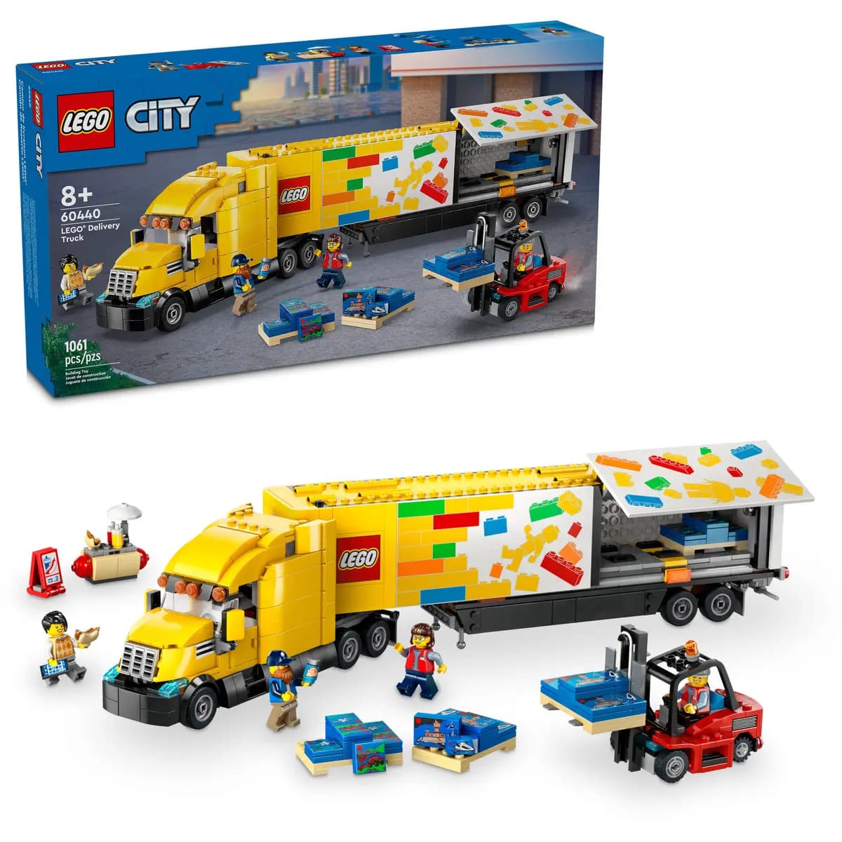LEGO Yellow Delivery Truck 60440 [1061 pieces, ages 8+, City]
