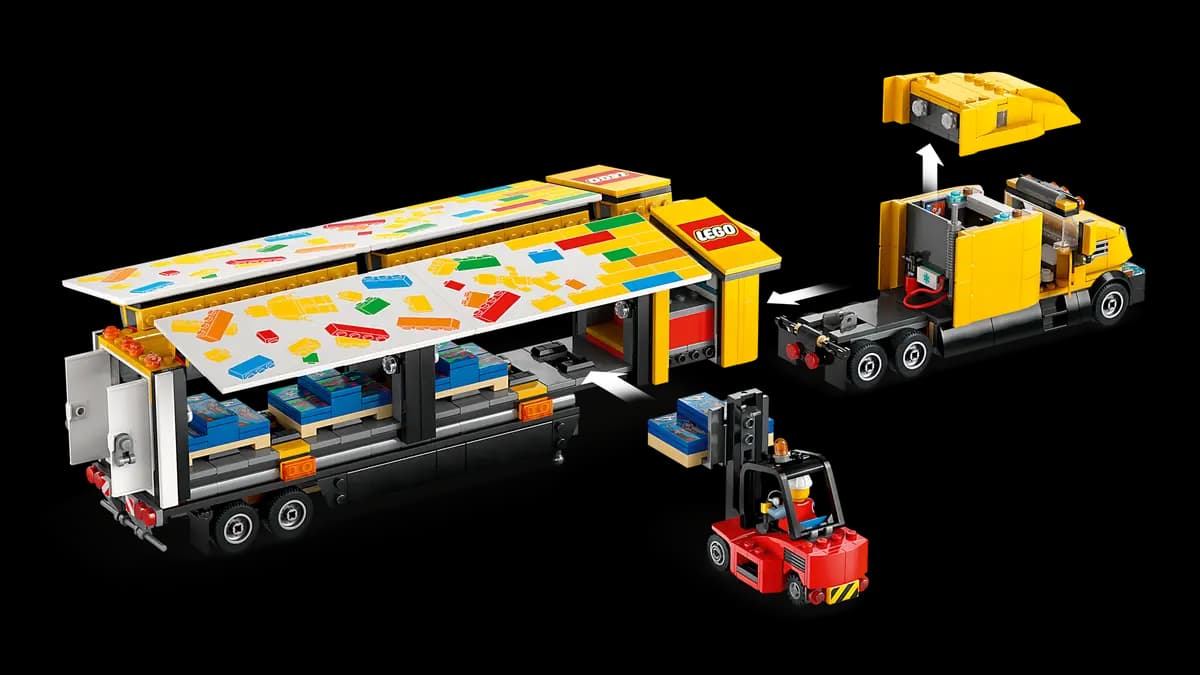 LEGO Yellow Delivery Truck 60440 [1061 pieces, ages 8+, City]