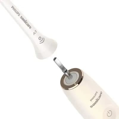 Philips Sonicare 9900 Prestige Rechargeable Electric Toothbrush Model HX9990/11 with Brush Head - Champagne [18 Years and Up, Full, Nylon]