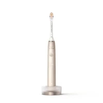 Philips Sonicare 9900 Prestige Rechargeable Electric Toothbrush Model HX9990/11 with Brush Head - Champagne [18 Years and Up, Full, Nylon]