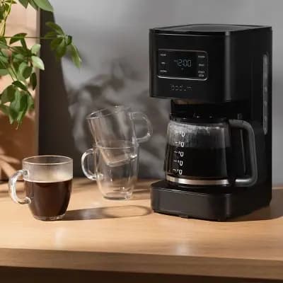 Bodum 12 Cup Programmable Coffee Maker Stainless Steel [4 oz, 1000 Watts, Electric]