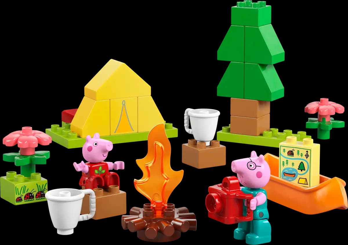 LEGO Camping Trip 10452 [32 pieces, ages 2+, LEGOÃƒÆ’Ã†â€™ÃƒÂ¢Ã¢â€šÂ¬Ã…Â¡ÃƒÆ’Ã¢â‚¬Å¡Ãƒâ€šÃ‚Â® DUPLOÃƒÆ’Ã†â€™ÃƒÂ¢Ã¢â€šÂ¬Ã…Â¡ÃƒÆ’Ã¢â‚¬Å¡Ãƒâ€šÃ‚Â® Peppa Pig]