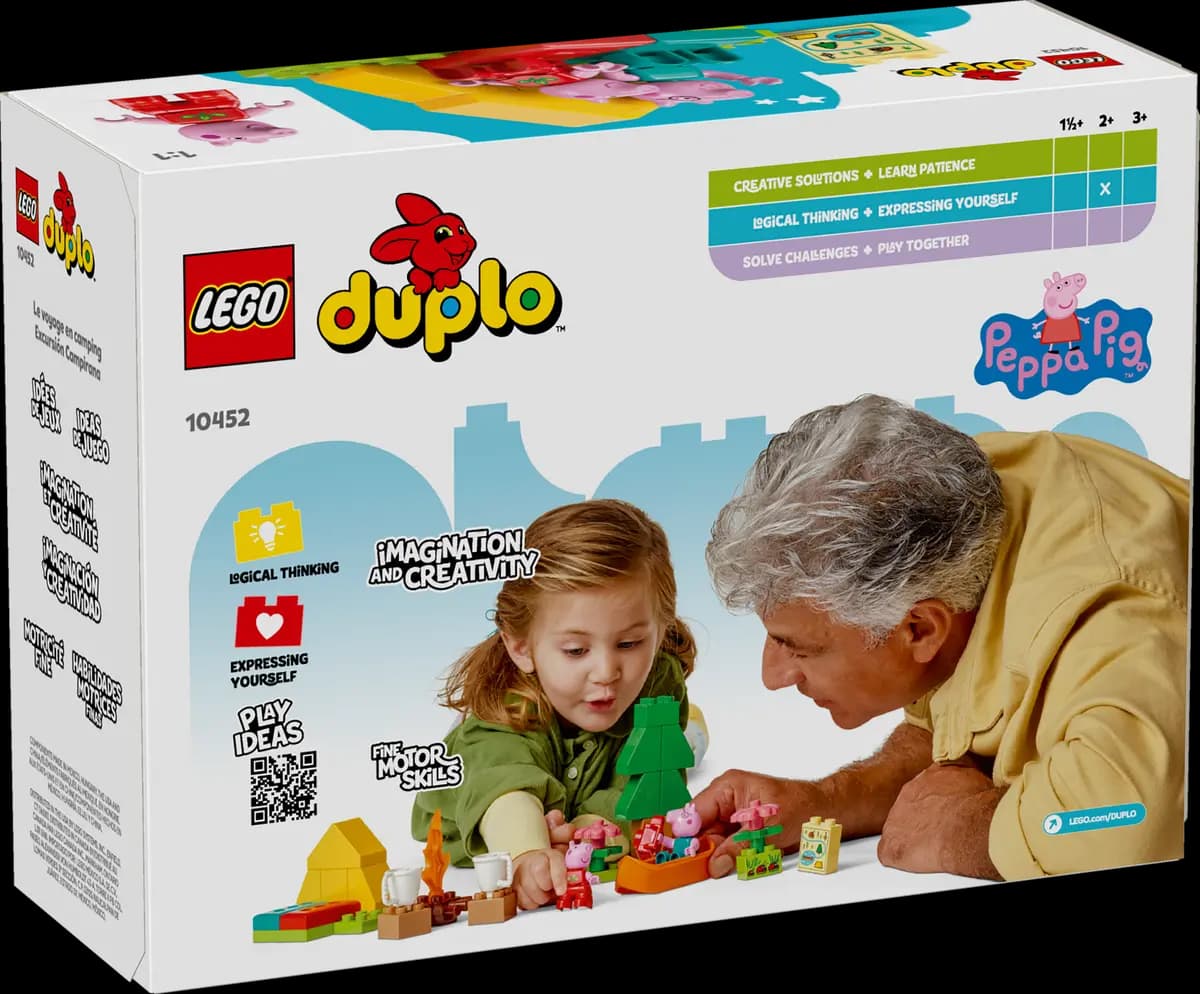 LEGO Camping Trip 10452 [32 pieces, ages 2+, LEGOÃƒÆ’Ã†â€™ÃƒÂ¢Ã¢â€šÂ¬Ã…Â¡ÃƒÆ’Ã¢â‚¬Å¡Ãƒâ€šÃ‚Â® DUPLOÃƒÆ’Ã†â€™ÃƒÂ¢Ã¢â€šÂ¬Ã…Â¡ÃƒÆ’Ã¢â‚¬Å¡Ãƒâ€šÃ‚Â® Peppa Pig]