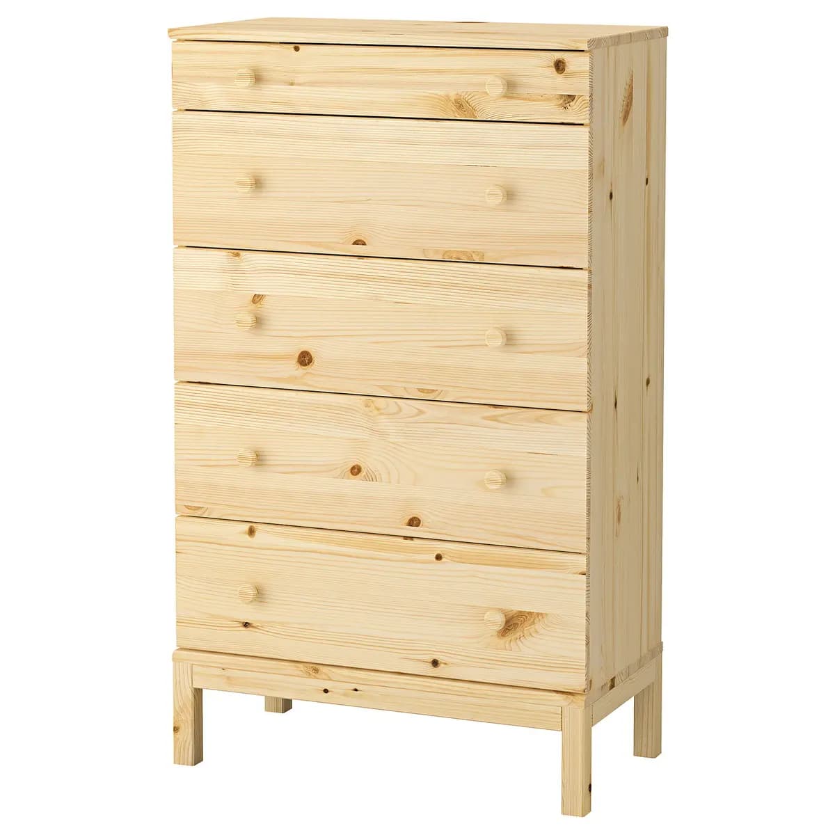 IKEA TARVA 5-drawer dresser, pine 29 7/8x50 " [Width 29 7/8 ", Depth 15 3/4 ", Height 50 "]