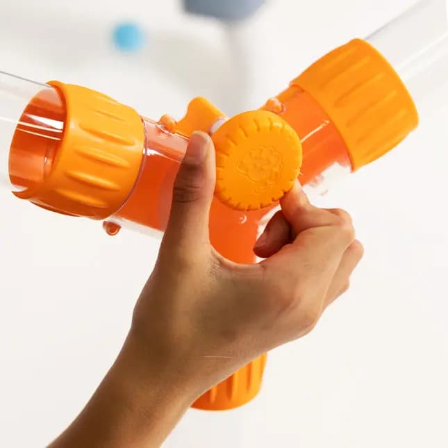 Fat Brain Toys Air Toobz Switch Direction-Changing Accessory for Air Toobz Play System, Ages 3 and Up [Directional switch to add to your Air Toobz contraptions, Encourages spatial 