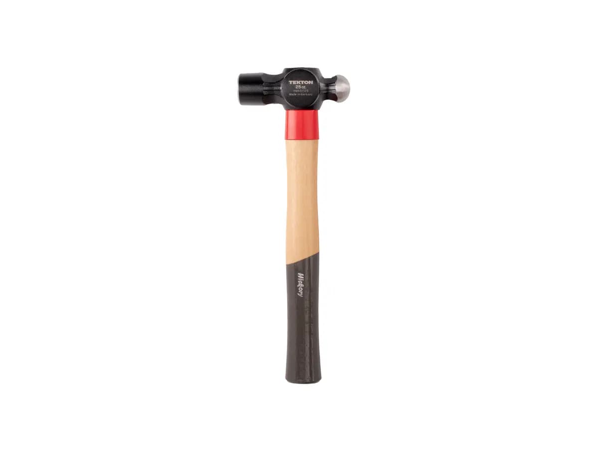 TEKTON 25 oz. Ball Peen Hammer [A. Length (in.) 13.0, B. Width (in.) 4.6, C. Height (in.) 1.3]