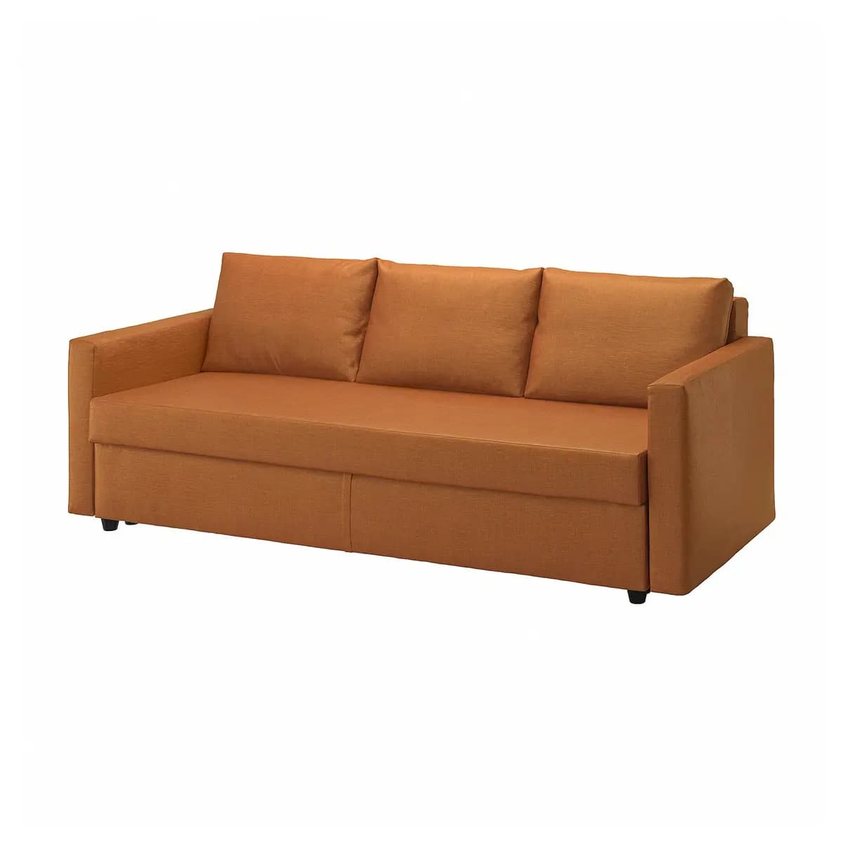 IKEA FRIHETEN Sleeper sofa, Faringe brown-orange [Width 88 5/8 ", Depth 41 3/8 ", Height 32 5/8 "]
