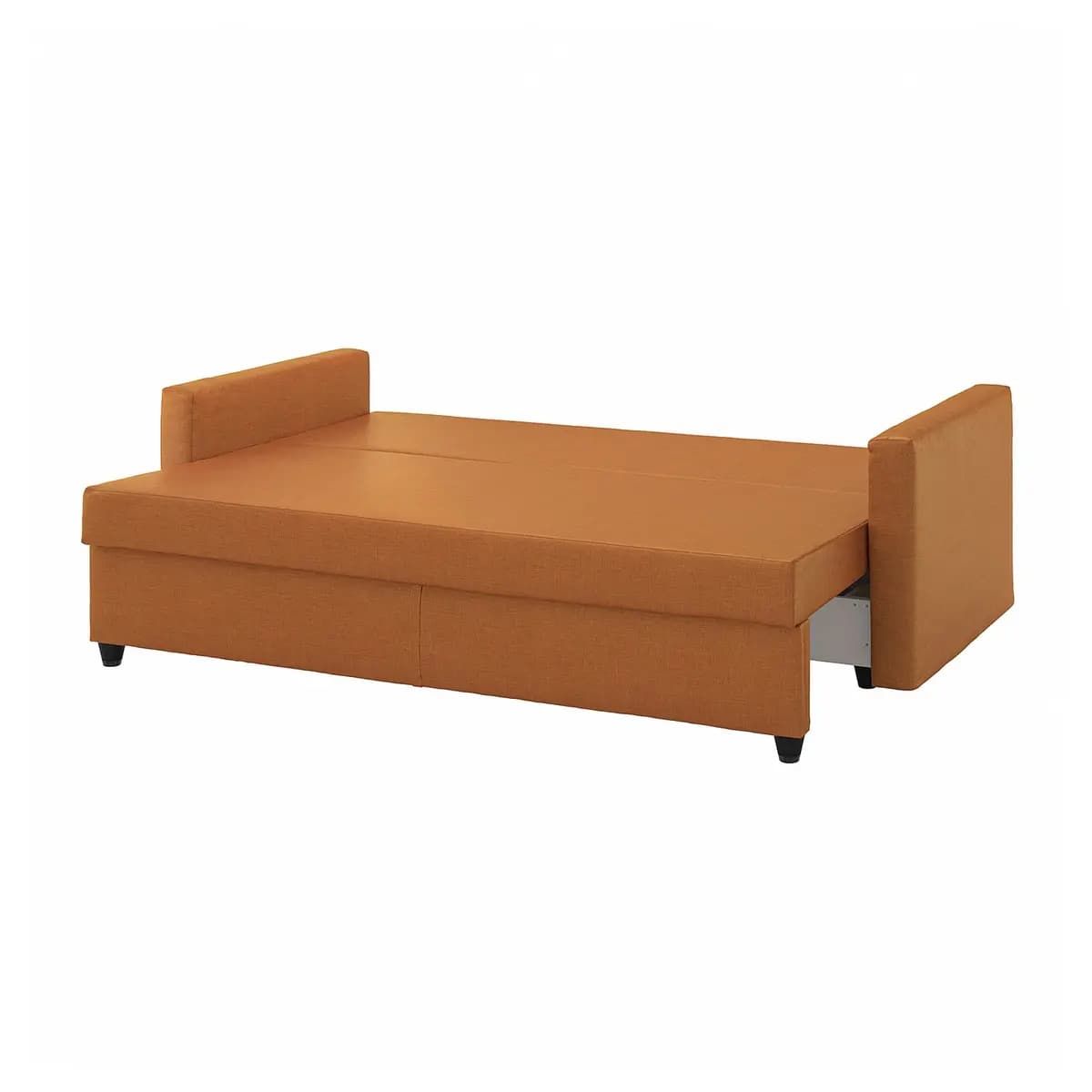 IKEA FRIHETEN Sleeper sofa, Faringe brown-orange [Width 88 5/8 ", Depth 41 3/8 ", Height 32 5/8 "]