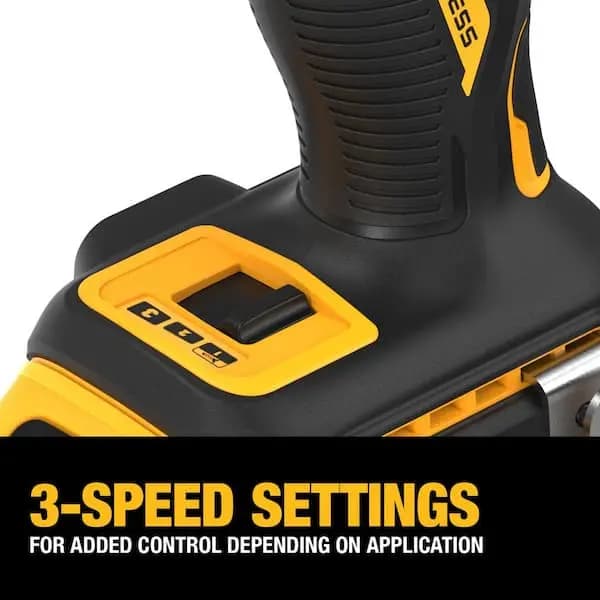 DEWALT ATOMIC 20V MAX Lithium-Ion Cordless 1/4 in. Brushless Impact Driver Kit, 5 Ah Battery, Charger, and Bag, DCF850P1 [Battery Amp Hours: 5 Ah, Battery Power Type: Lithium Ion, 