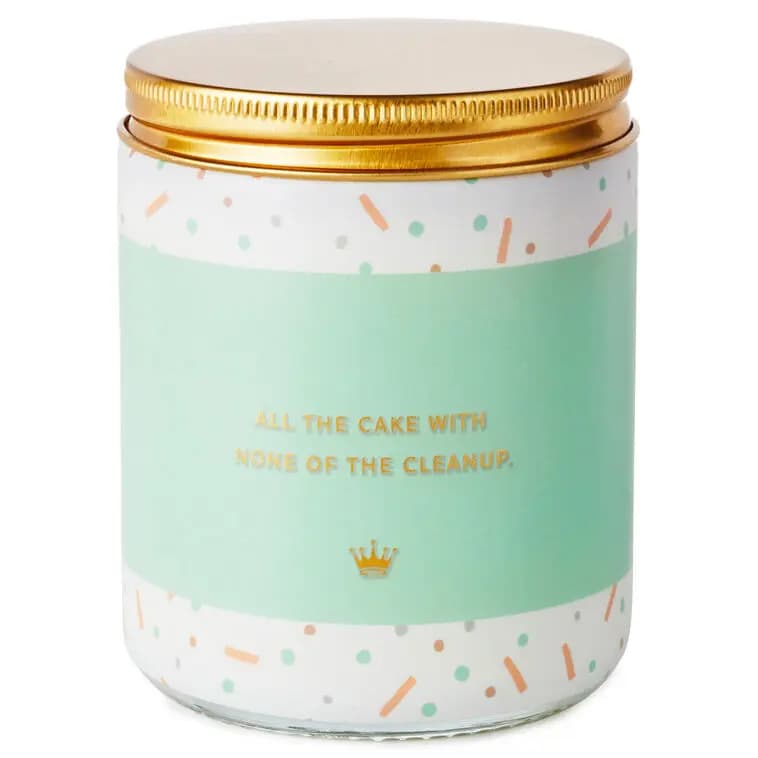 Happy Birthday Scented Single-Wick Jar Candle, 7 oz. [Dimensions 7 oz.; 2.62'' W x 3.62'' H x 2.62'' D, Count 1, Format Candle, Item number 1FCD1010]